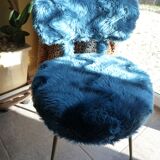 Pair of chairs blue duck rug