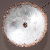 Charming Italian Multicolor and Pink Murano Glass Ceiling Fixture, Murano,