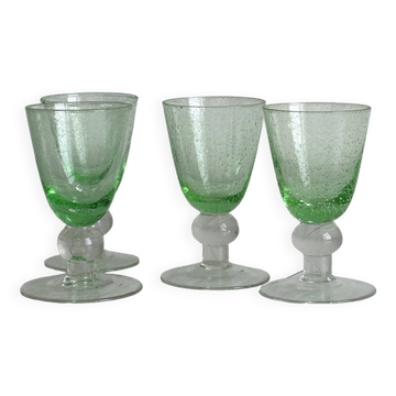 4 water glasses