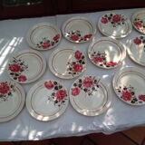 12 plates flat Simone / Badonviller