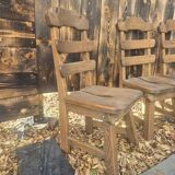 Scandinavian brutalist chairs