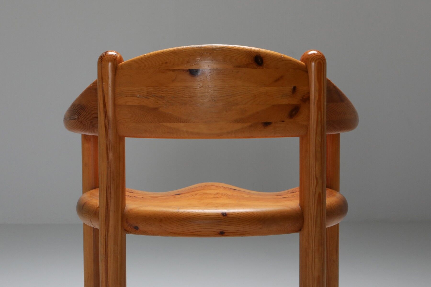 Rainer Daumiller pine chairs 1970