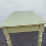 Painted wooden farmhouse table L120