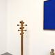 Free-standing coat rack in solid pine, Les Arcs, 1970s