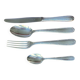 Alfenide Christofle silver-plated cutlery set - 48 pieces Rubans model