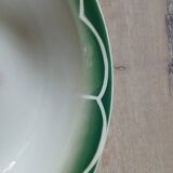 Plat rond Digoin et Sarreguemines modèle "Mireille "