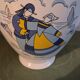 Vintage ceramic vase from Pornic – Hand-painted Breton decoration