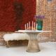 Warren Platner Edited by Knoll Carrara Marble Steel Table, USA, 1970s