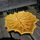Empty fruit bowl FPP Vallauris leaf