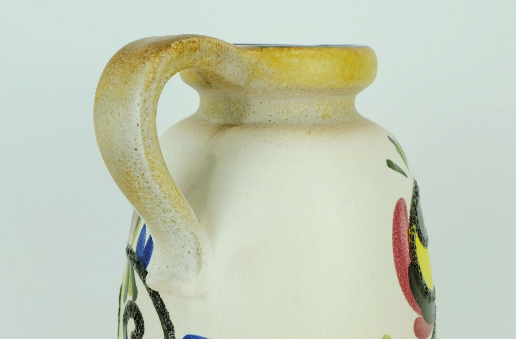 Scheurich vase colorful fat lava flower decor model 484-27