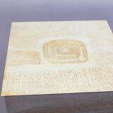 Coffee table brass enameled by George Matthias 1970 s