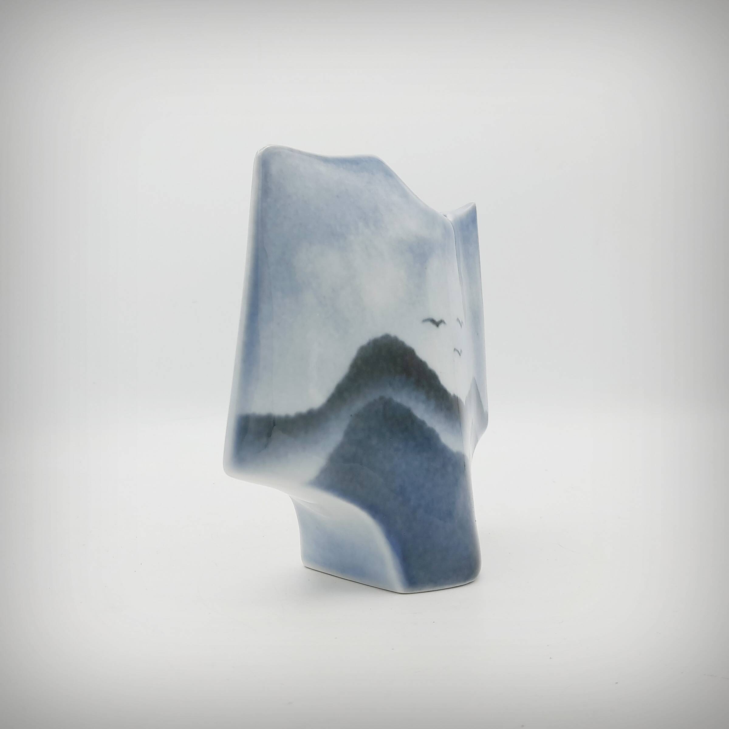 Sculptural vase by Solange Garotte and Bernard Prigent for Virebent, 1975