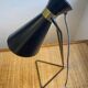 Vintage 1970s black metal cocotte lamp