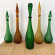 Carafe verte Empoli des années 60 - Modèle Rare
