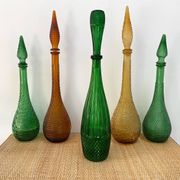 Green Empoli carafe from the 1960s - Rare model