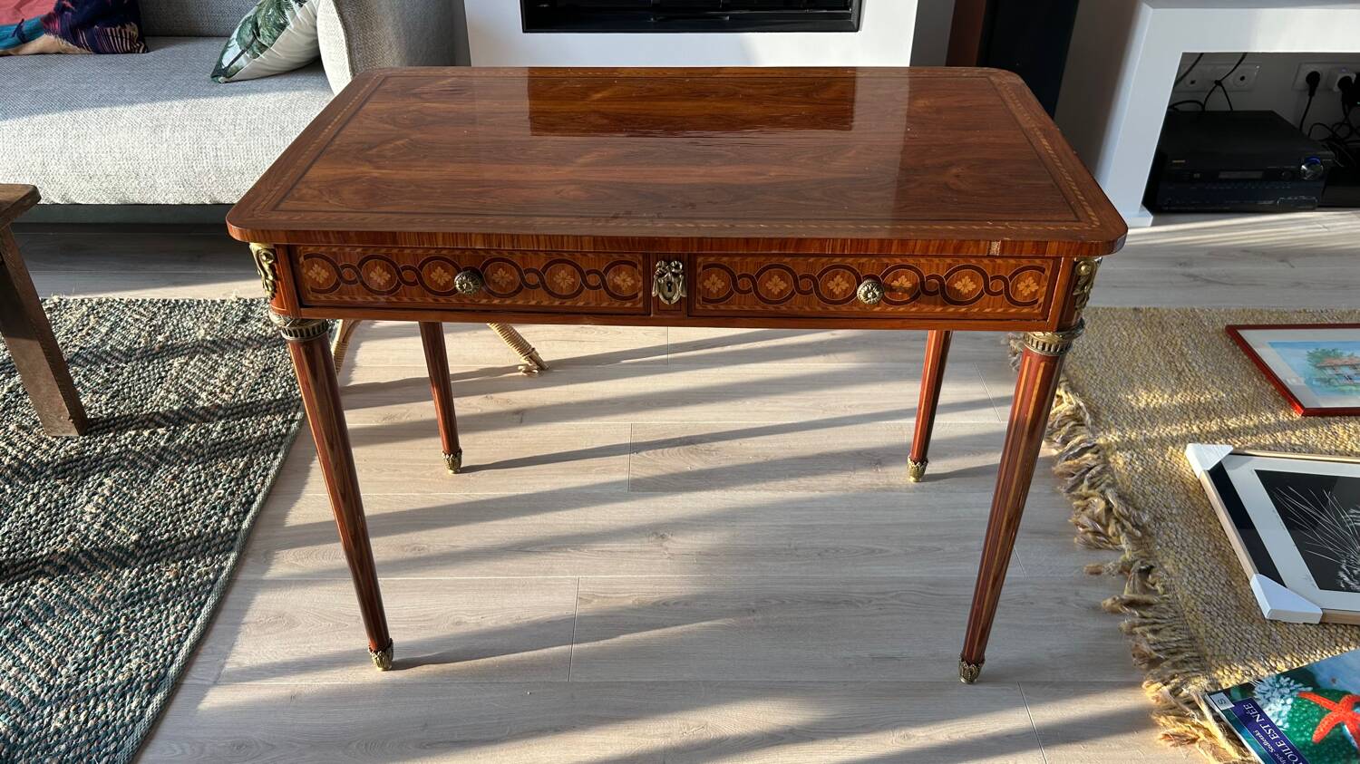 Marquetry desk