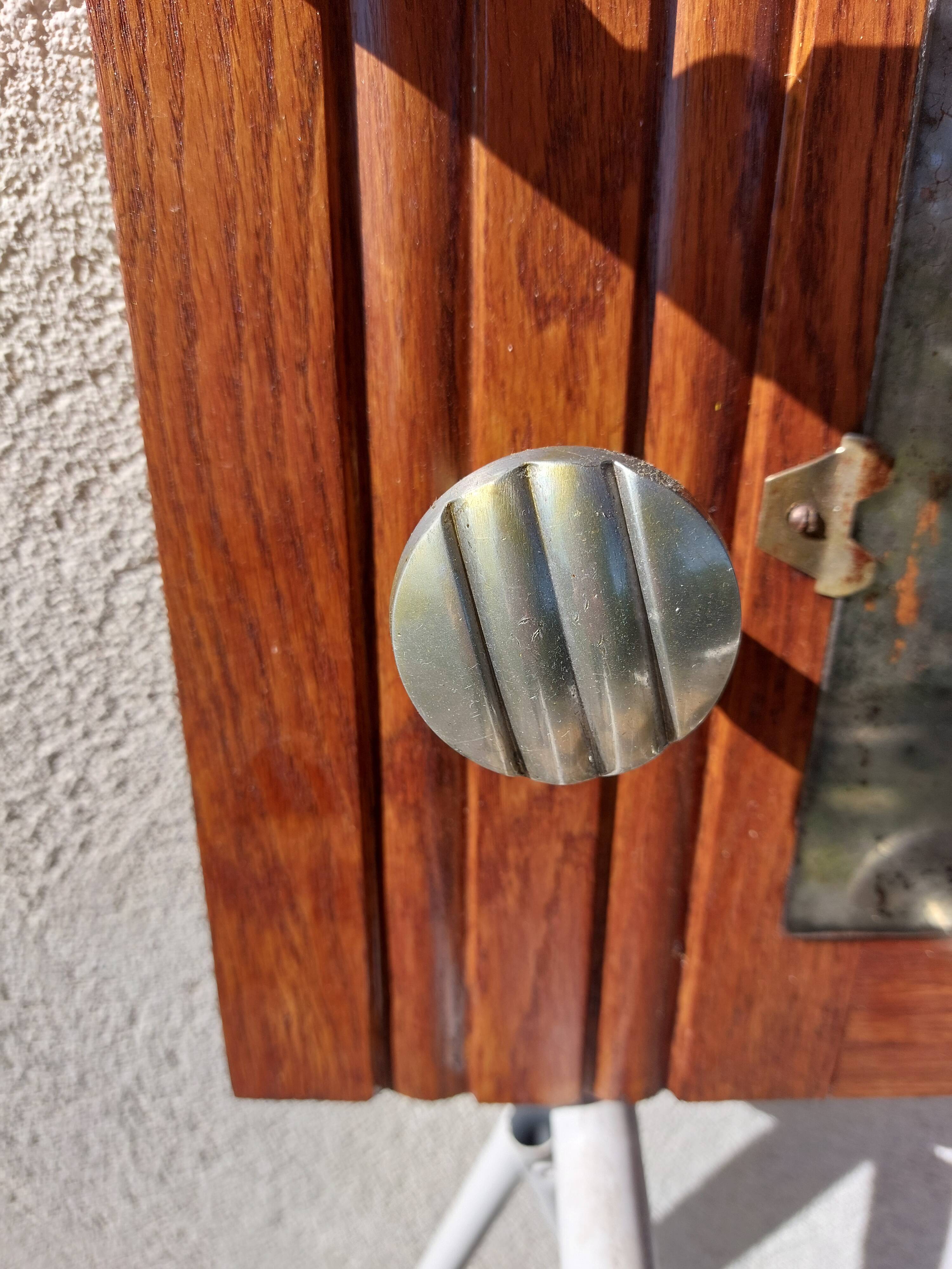 wooden coat hook, vintage