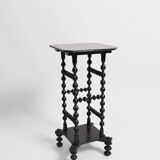 Pair of turned wood tables, 1900s