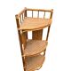 Etagère d'angle en rotin