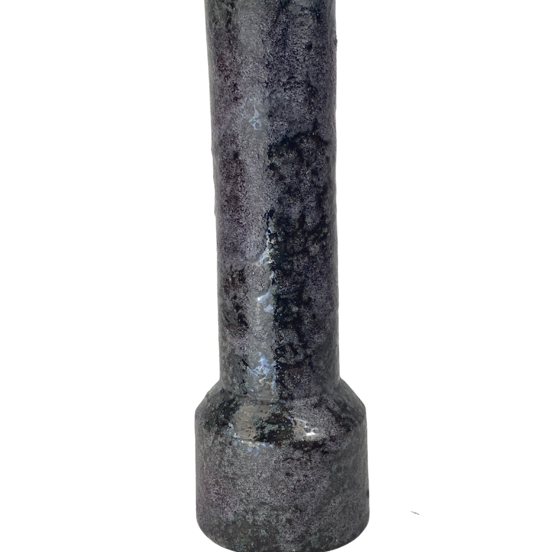 Dutch ceramic fat lave table lamp by Pieter Groeneveld, 1960s