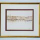 Tableau aquarelle honfleur bretagne