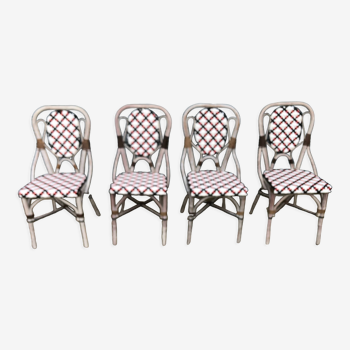 Rattan bistro chairs