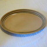Large oval stoneware dish from Sarreguemines in very good condition