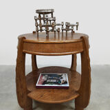 Rare table d'appoint Art Déco vintage néerlandaise N.V. Hero de Groot