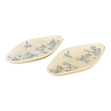 Set of two raviers or old iron soap dish