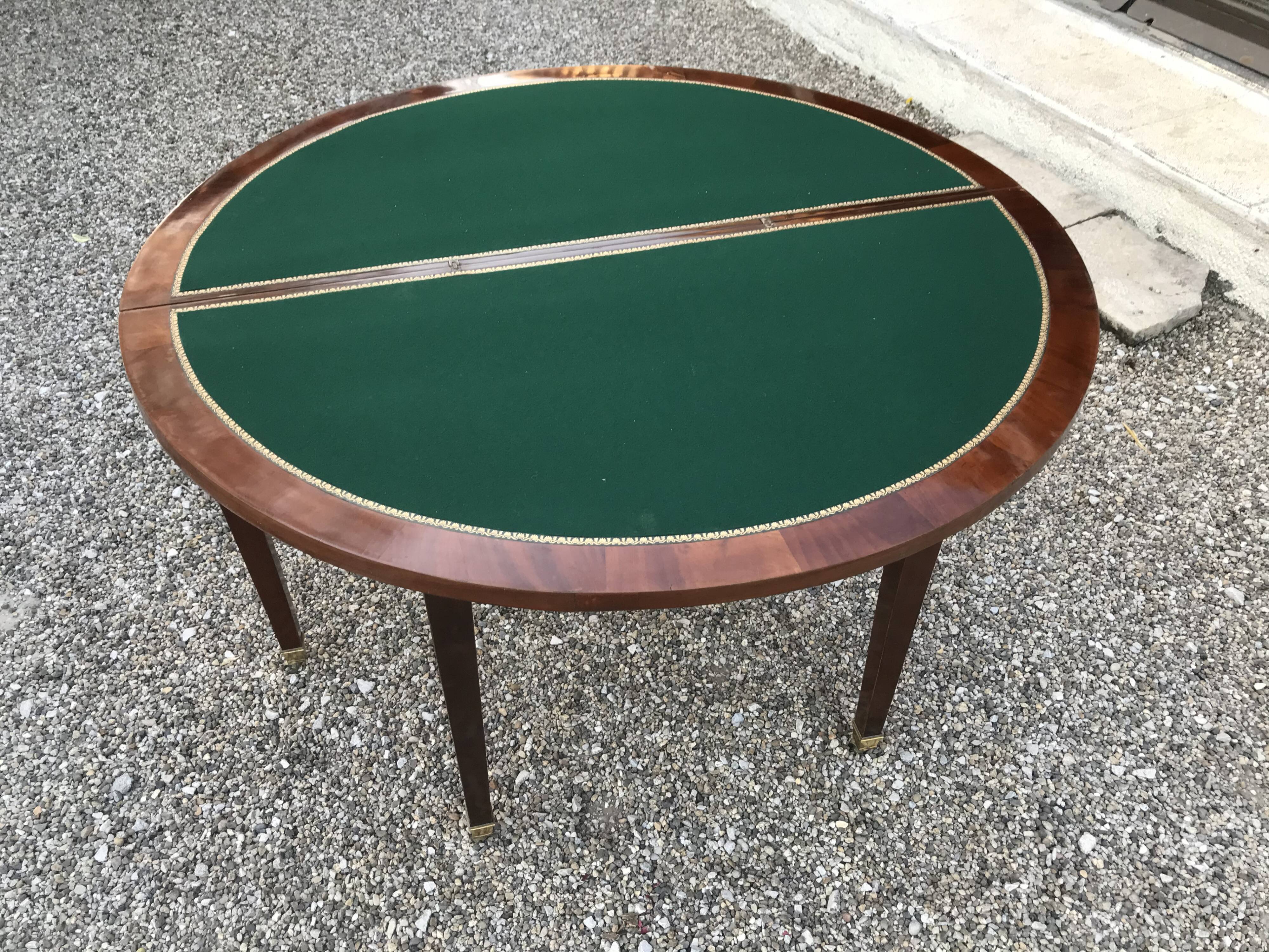 Half moon table, Louis XVI style