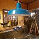 Lamp shade green blue