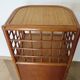 Vintage - sideboard - chest of drawers - woven rattan chest of drawers - wood - bamboo - 80s