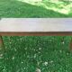 Table de ferme en bois brut