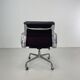 Eames Herman Miller cuir noir Soft Pad Group