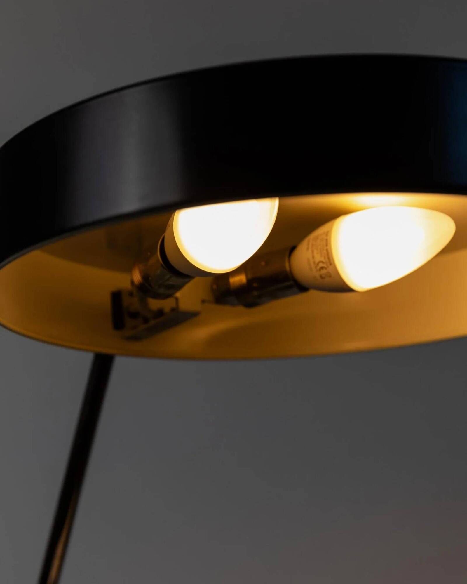 Anthracite Kaiser Idell Table Lamp 6658 in Matte Metal with Chrome Arm – Vintage Mid-Century Bauhaus Design