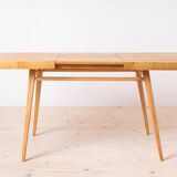 Dining Table with Set of 4 Dining Chairs by Antonin Šuman, Fully Restored