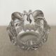 Vintage cast glass ashtray