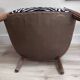 Paire de fauteuils tonneau