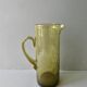 Large bubble glass pitcher from the 70s