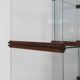 Gallotti & Radice Italian glass and wood bookcase 1980s