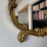 Golden baroque mirror