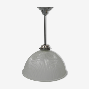 Art Deco hanging lamp with glass bowl