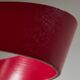 Red Plywood and Curved Metal Frame Chair