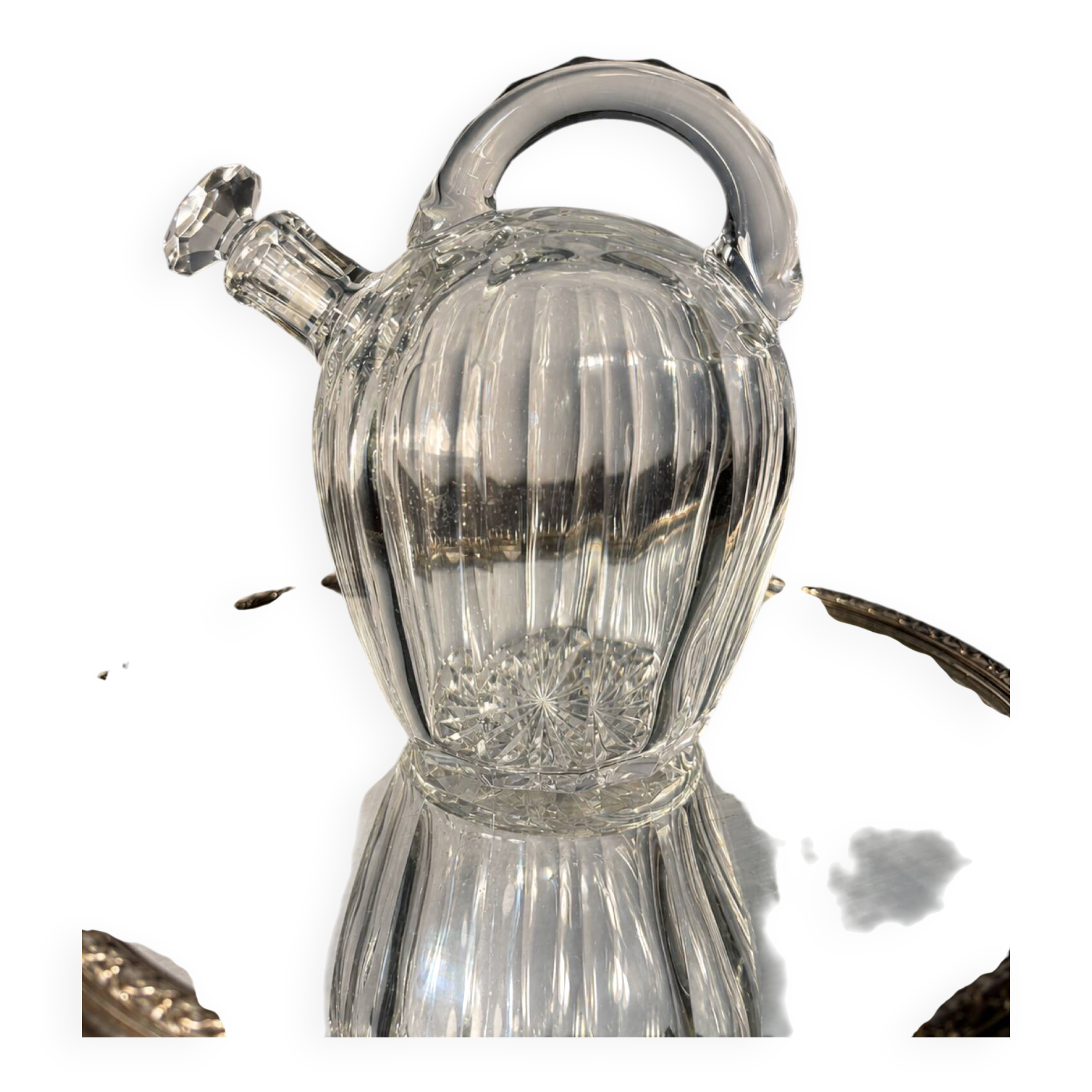 Carafe en cristal Saint Louis début 20eme