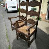 Pair of large and large armchairs from the end of the 19th century