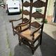 Pair of large, heavy armchairs from the late 19th century
