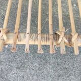 Vintage rattan side table