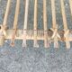 Vintage rattan side table