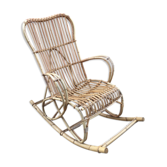 Rocking chair rattan