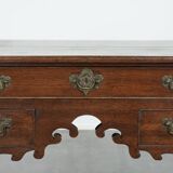 English Antique Lowboy/Side Table Made of Oak from the 18th Century